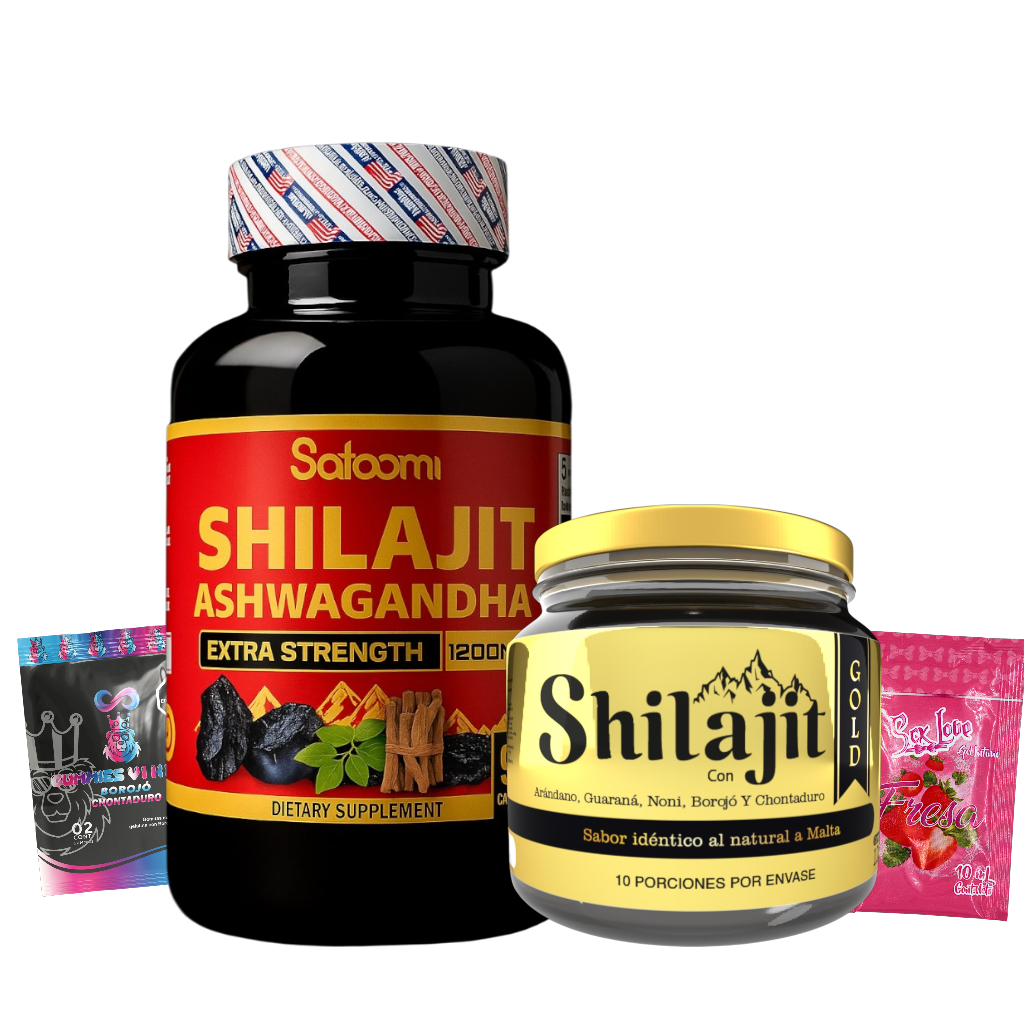 Shilajit Ashwagandha Y Shilajit Gold
